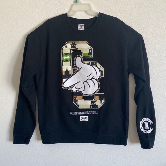 Crooks & Castles Other - CROOKS & CASTLES Men’s Black Sweatshirt Size L